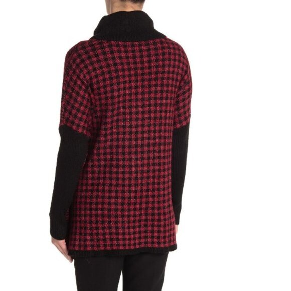 JOSEPH A Printed Cowl Neck Knit Sweater - Picture 2 of 6